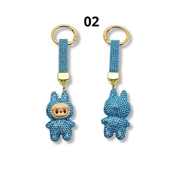 Monster Keychain Bag Clip Handmade - Picture 3 of 7